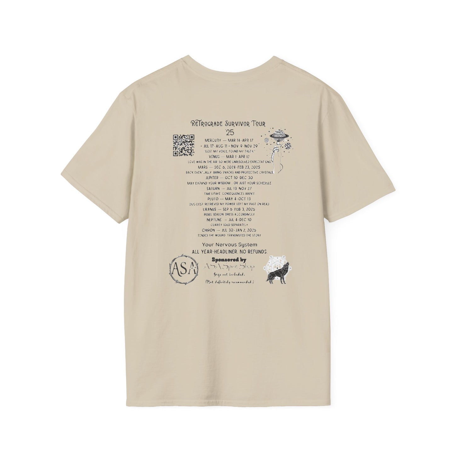 💫Retrograde Survivor Tour '25 T-Shirt💫