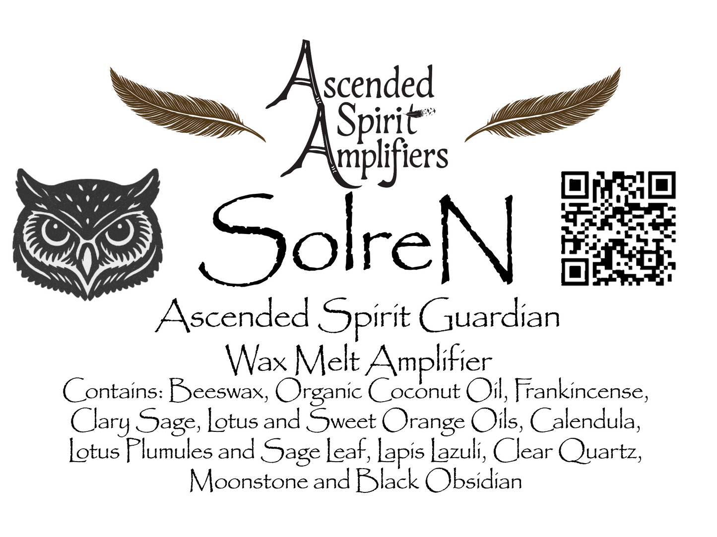 🦉 Solren Spirit Guardian Wax Melt Amplifier 🦉